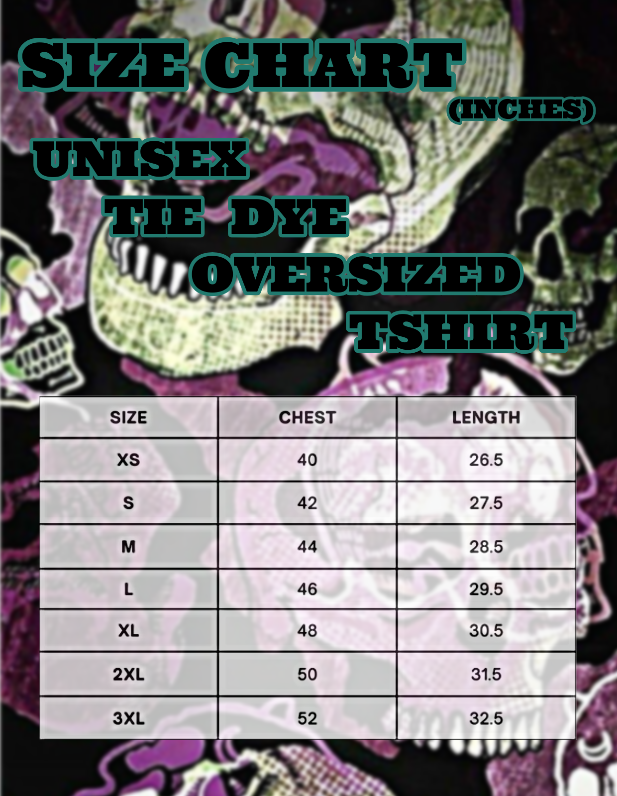 YOUTHRIP Unisex Tie Dye Oversized T-Shirt